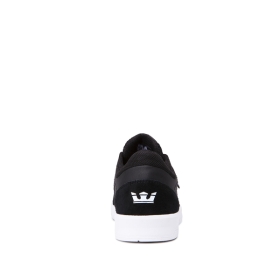 Supra SAINT Lave Sneakers Dame Svart/Hvite | NO-19964